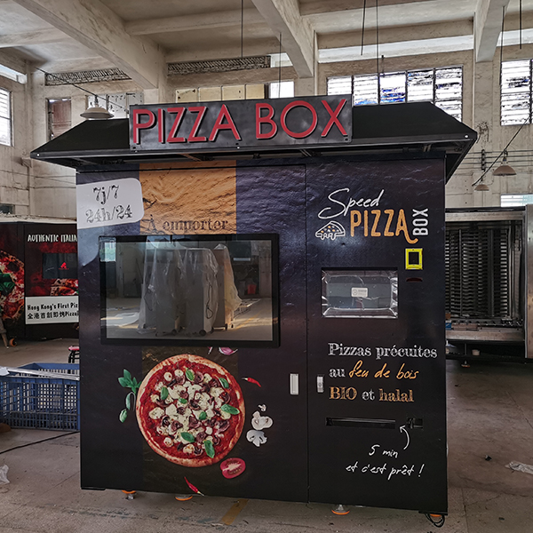 PA-C6-B with roof automatic pizza vending machine price