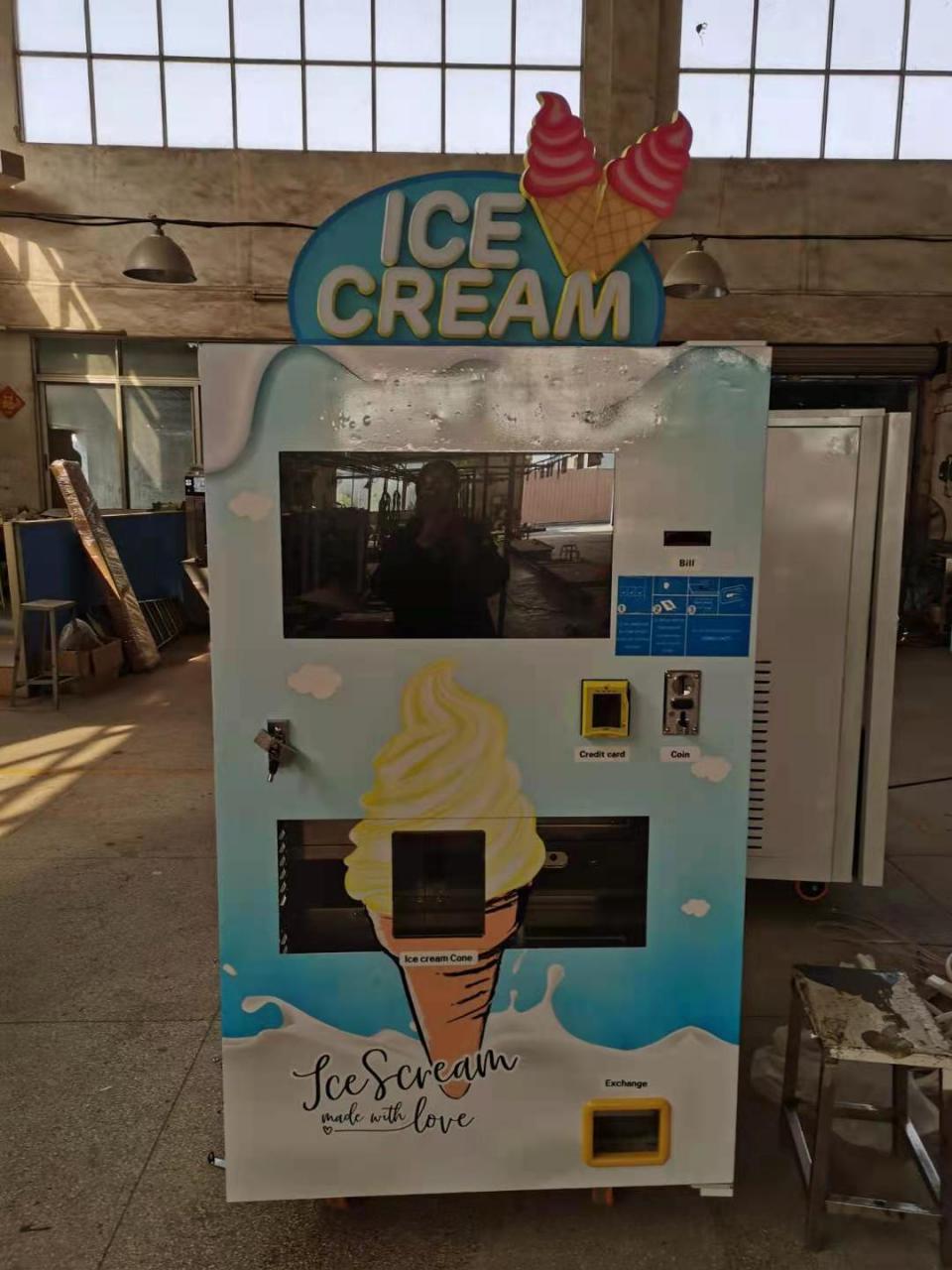 Automatic Vending Ice Cream Machine 