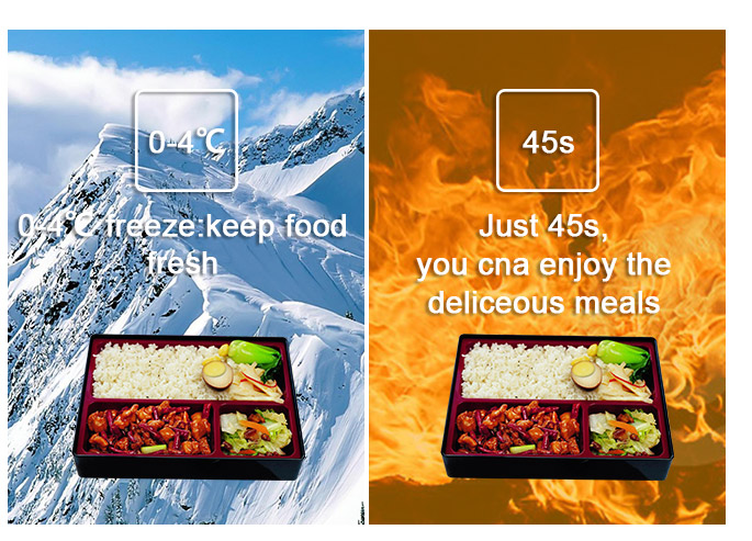 Hot And Cold Food Vending Machine