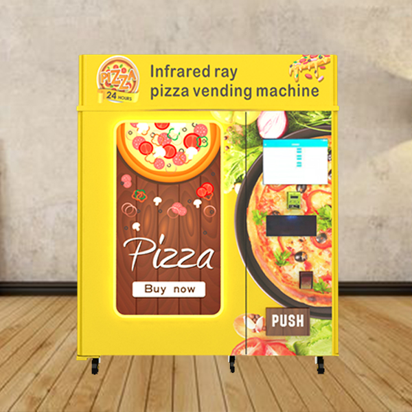 How do you make a pizza box vending machine