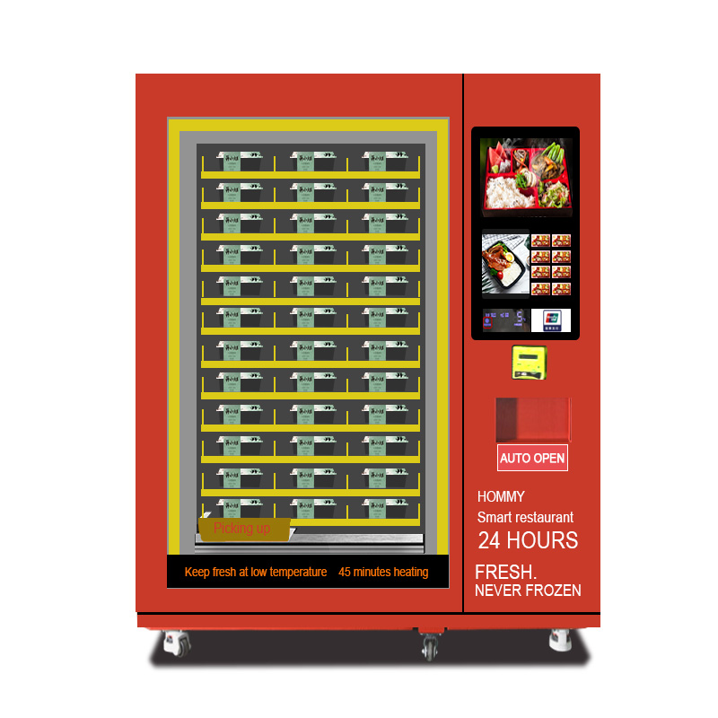 Food Automatic Vending Machine Warm Hot